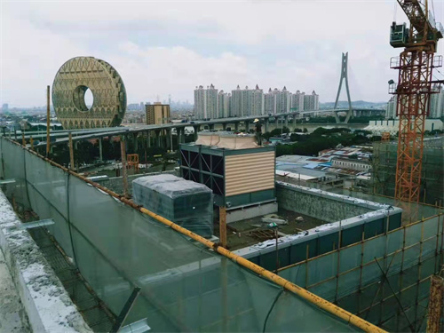 為何冷卻塔的安裝位置要考慮水系統(tǒng)的承壓要求？,冷卻塔安裝圖