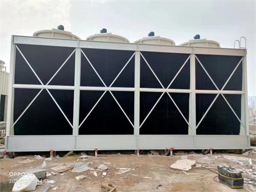 閉式冷卻塔的冷卻盤管的防凍問題(中頻電源冷卻用閉式冷卻塔)